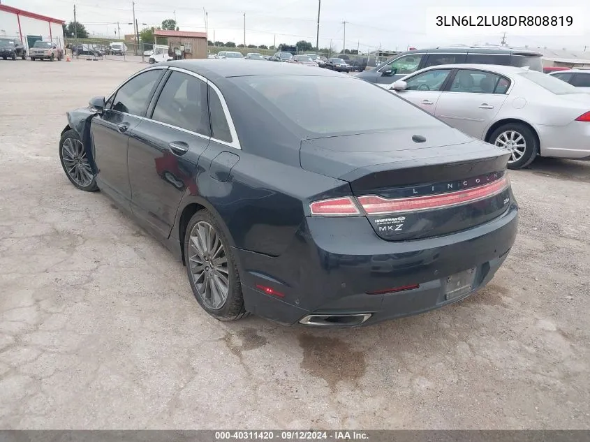 2013 Lincoln Mkz Hybrid VIN: 3LN6L2LU8DR808819 Lot: 40311420