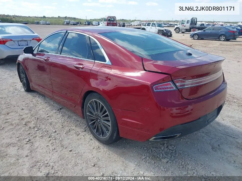 3LN6L2JK0DR801171 2013 Lincoln Mkz