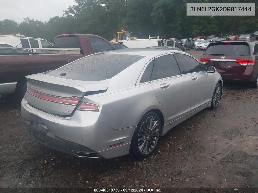 3LN6L2GK2DR817444 2013 Lincoln Mkz