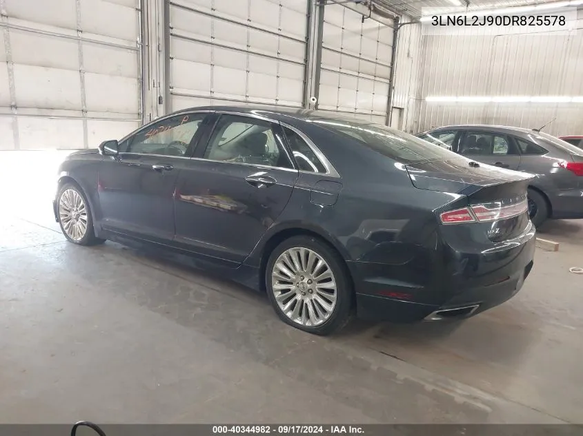 2013 Lincoln Mkz VIN: 3LN6L2J90DR825578 Lot: 40344982