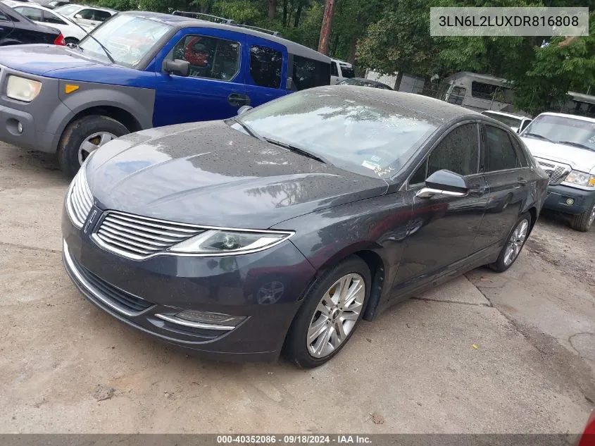 2013 Lincoln Mkz Hybrid VIN: 3LN6L2LUXDR816808 Lot: 40352086