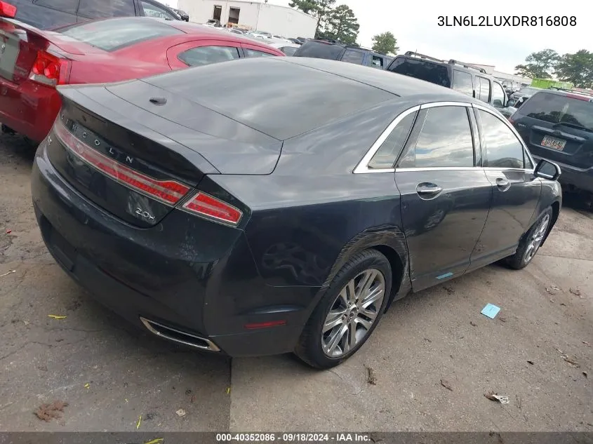 2013 Lincoln Mkz Hybrid VIN: 3LN6L2LUXDR816808 Lot: 40352086