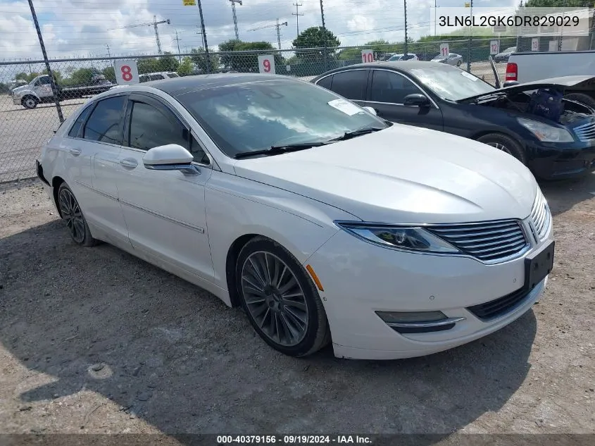 2013 Lincoln Mkz VIN: 3LN6L2GK6DR829029 Lot: 40379156