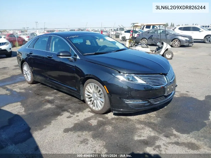 2013 Lincoln Mkz VIN: 3LN6L2G9XDR826244 Lot: 40489211