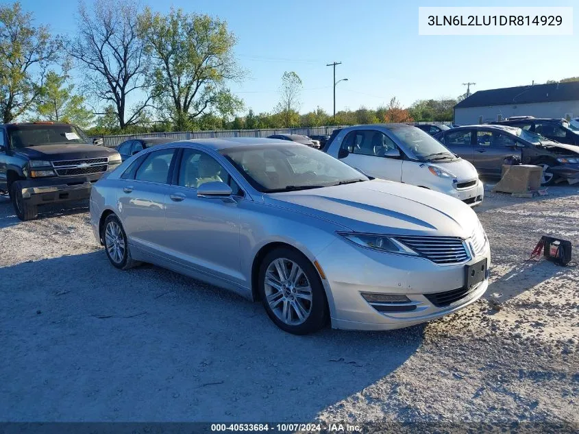 2013 Lincoln Mkz Hybrid Hybrid VIN: 3LN6L2LU1DR814929 Lot: 40533684