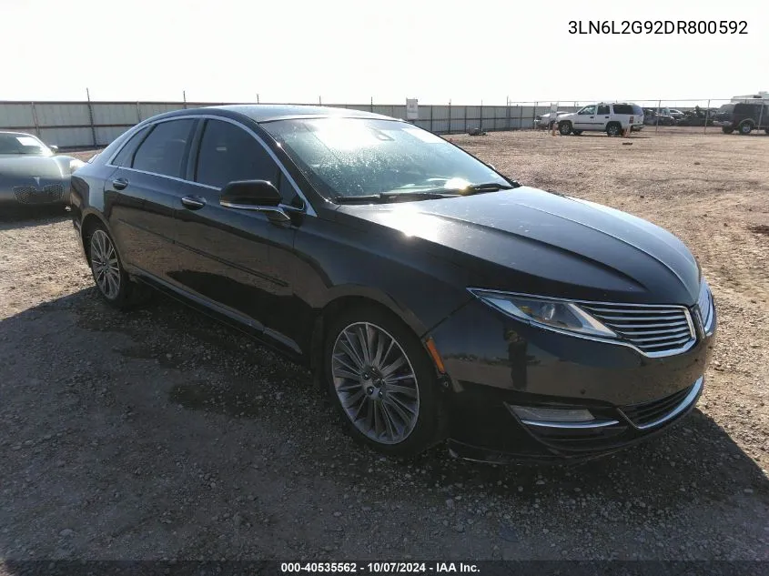 3LN6L2G92DR800592 2013 Lincoln Mkz