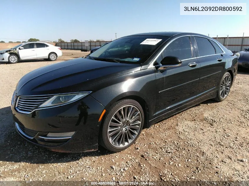 3LN6L2G92DR800592 2013 Lincoln Mkz