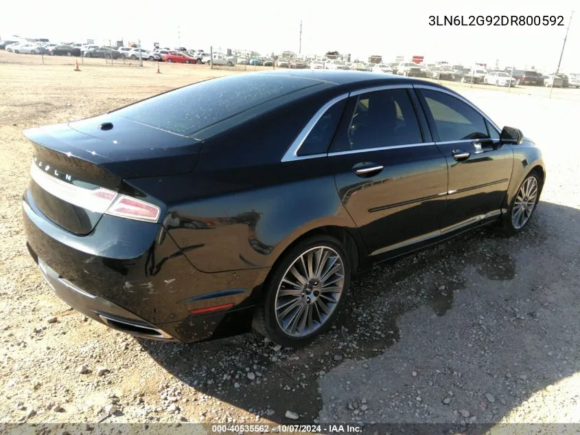 3LN6L2G92DR800592 2013 Lincoln Mkz