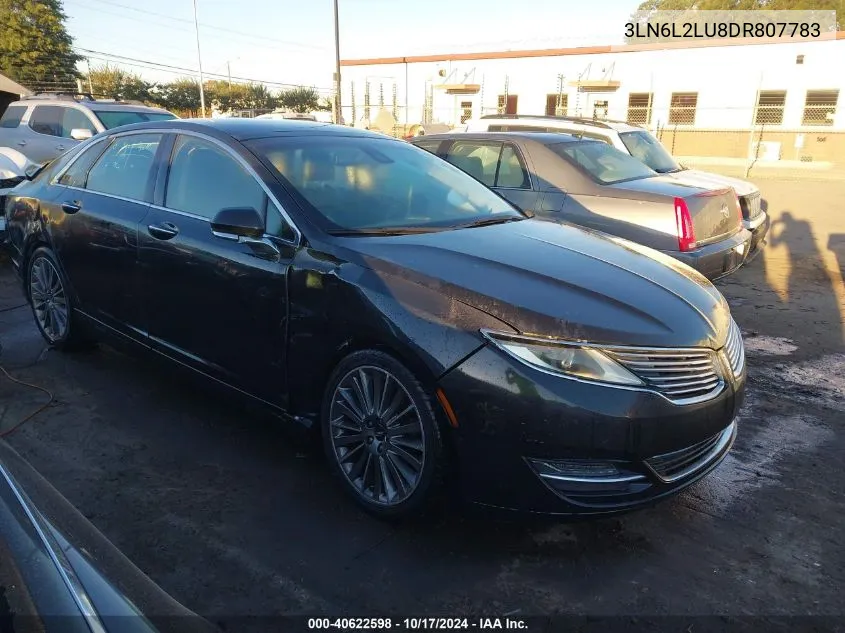 2013 Lincoln Mkz Hybrid VIN: 3LN6L2LU8DR807783 Lot: 40622598