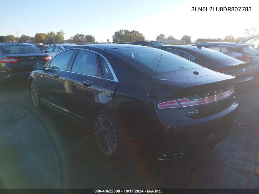 2013 Lincoln Mkz Hybrid VIN: 3LN6L2LU8DR807783 Lot: 40622598