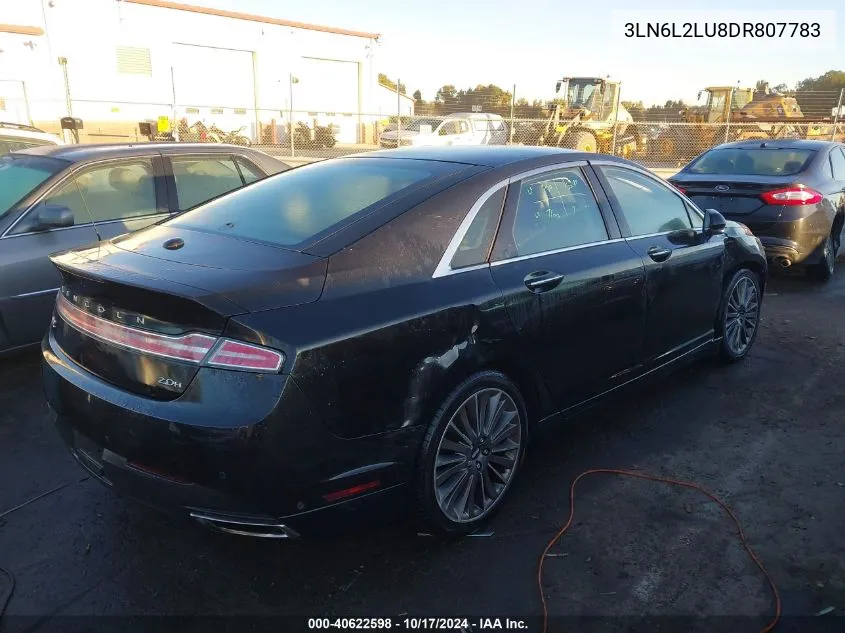 2013 Lincoln Mkz Hybrid VIN: 3LN6L2LU8DR807783 Lot: 40622598