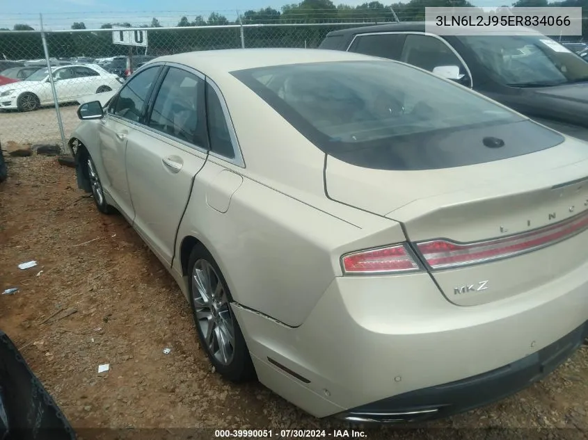 2014 Lincoln Mkz VIN: 3LN6L2J95ER834066 Lot: 39990051