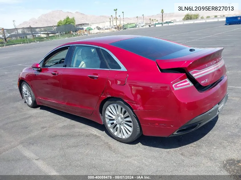 3LN6L2G95ER827013 2014 Lincoln Mkz