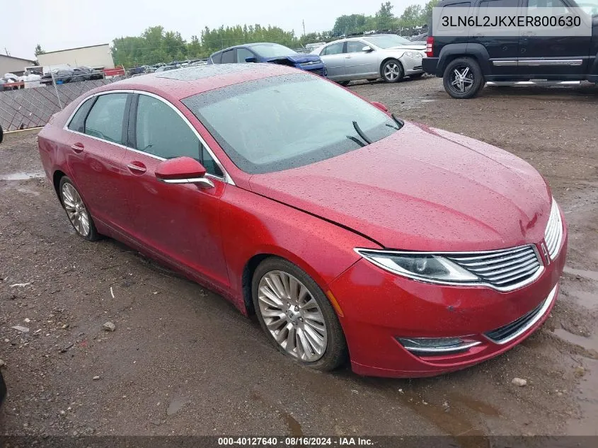 3LN6L2JKXER800630 2014 Lincoln Mkz