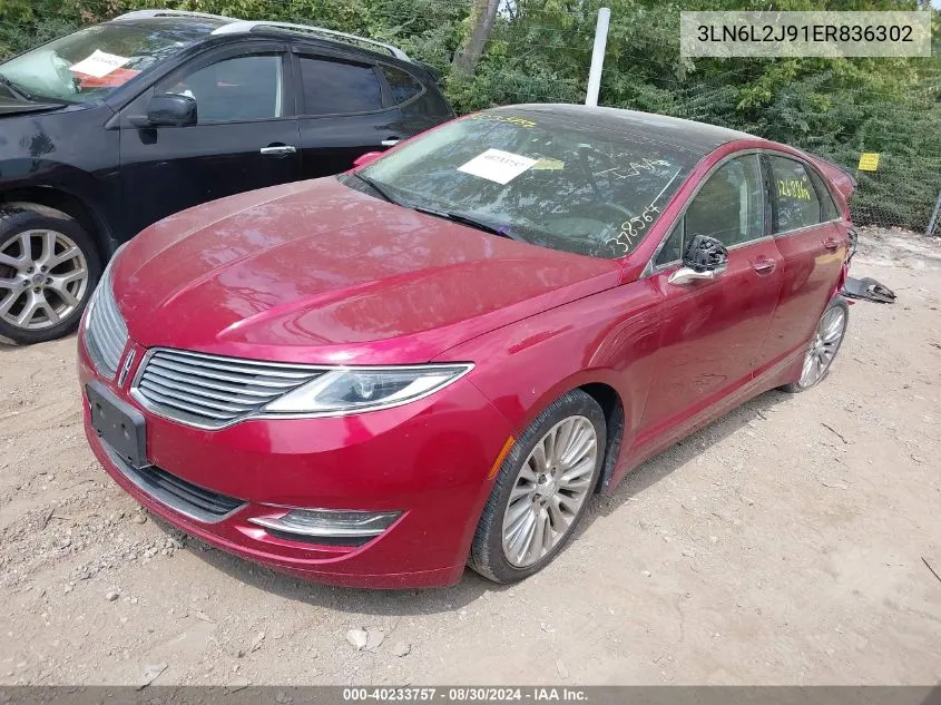 3LN6L2J91ER836302 2014 Lincoln Mkz