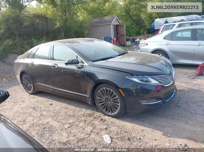 2014 Lincoln Mkz VIN: 3LN6L2G9XER822213 Lot: 40293797