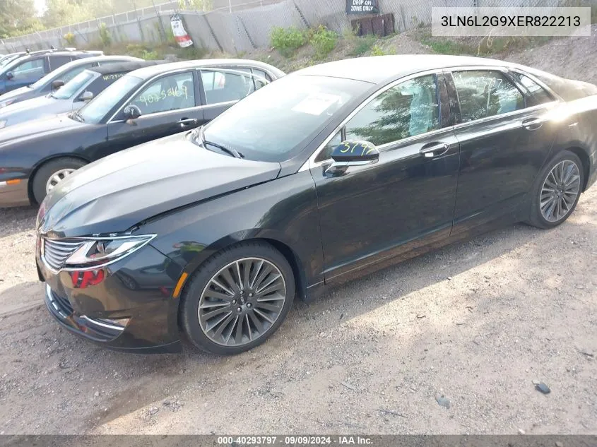 2014 Lincoln Mkz VIN: 3LN6L2G9XER822213 Lot: 40293797