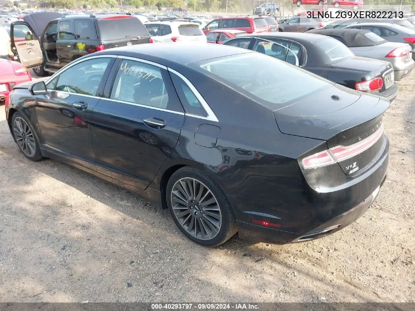 2014 Lincoln Mkz VIN: 3LN6L2G9XER822213 Lot: 40293797