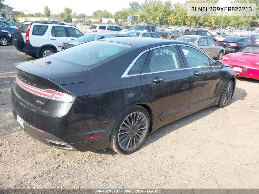 2014 Lincoln Mkz VIN: 3LN6L2G9XER822213 Lot: 40293797