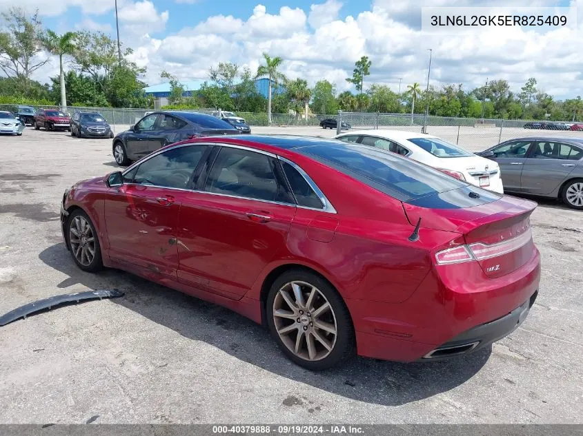 3LN6L2GK5ER825409 2014 Lincoln Mkz