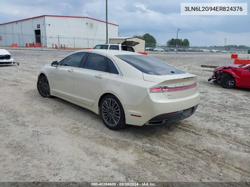 3LN6L2G94ER824376 2014 Lincoln Mkz