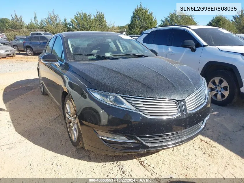 2014 Lincoln Mkz VIN: 3LN6L2G98ER808035 Lot: 40659553