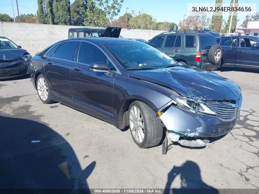 3LN6L2J94ER834656 2014 Lincoln Mkz