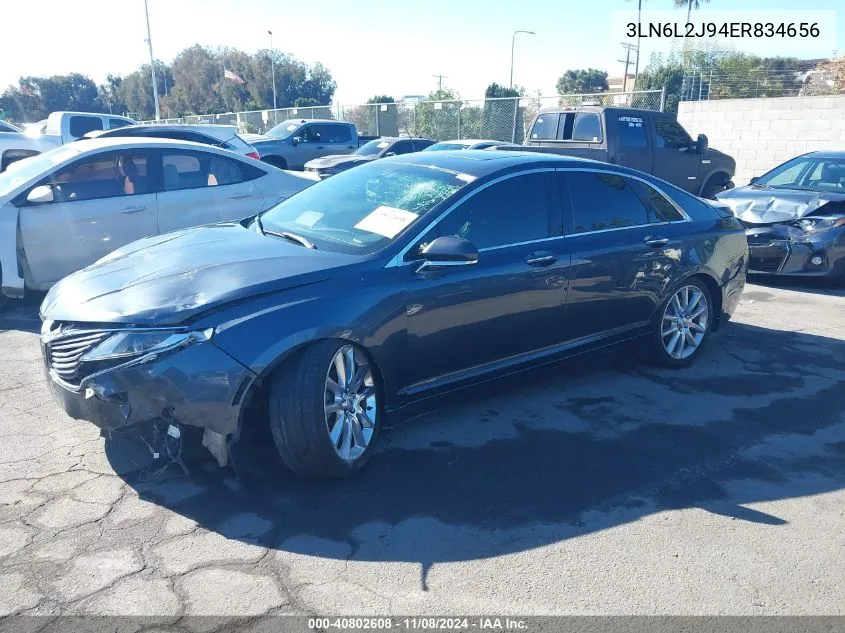 3LN6L2J94ER834656 2014 Lincoln Mkz