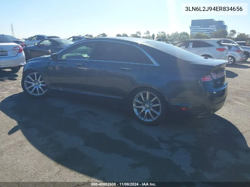 3LN6L2J94ER834656 2014 Lincoln Mkz