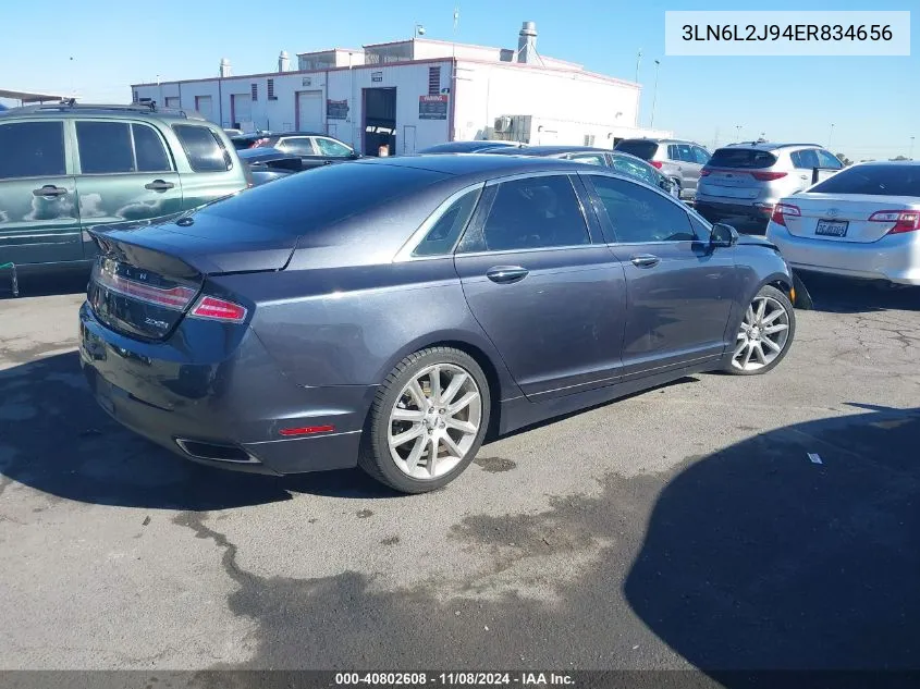 3LN6L2J94ER834656 2014 Lincoln Mkz