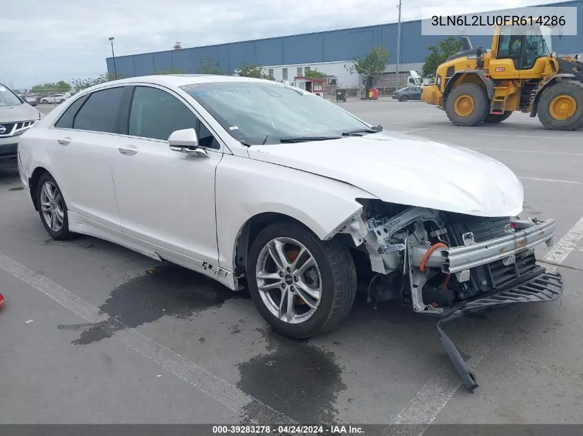 3LN6L2LU0FR614286 2015 Lincoln Mkz Hybrid