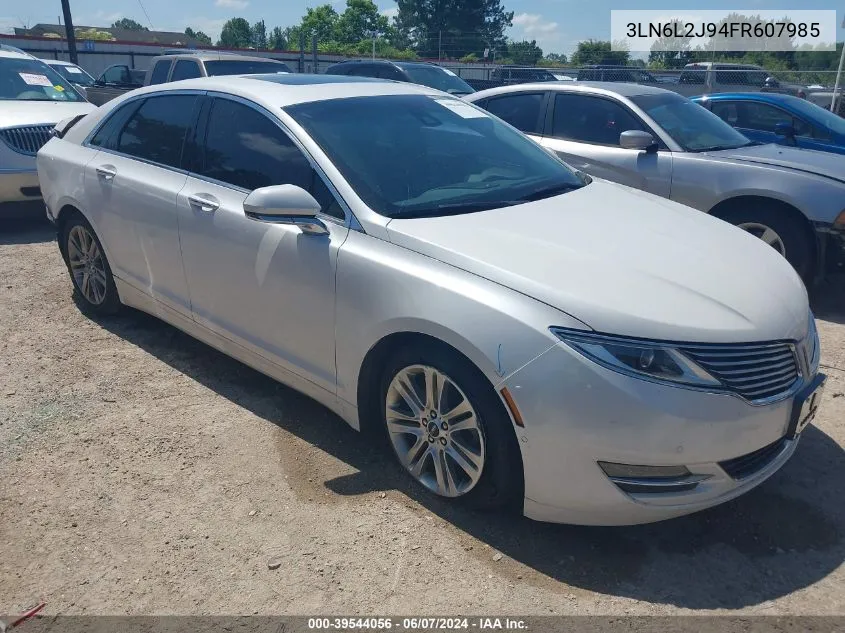 2015 Lincoln Mkz VIN: 3LN6L2J94FR607985 Lot: 39544056