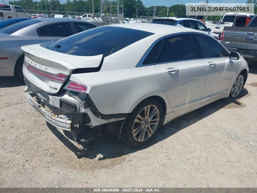 2015 Lincoln Mkz VIN: 3LN6L2J94FR607985 Lot: 39544056