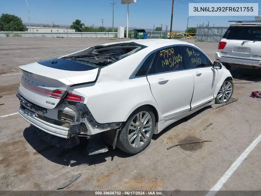 3LN6L2J92FR621755 2015 Lincoln Mkz