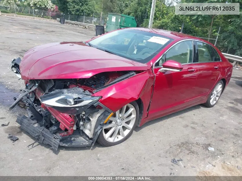 3LN6L2LU9FR612035 2015 Lincoln Mkz Hybrid