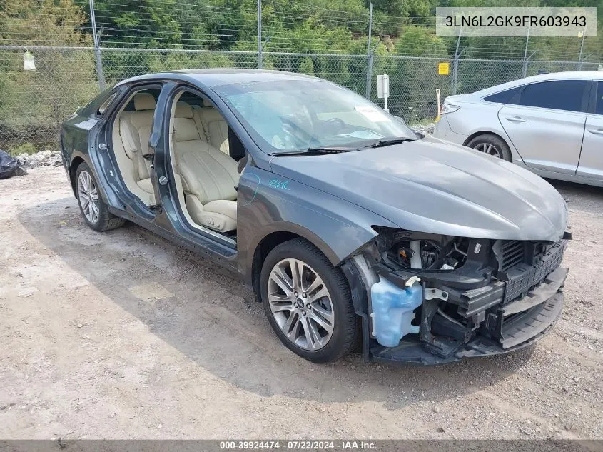 3LN6L2GK9FR603943 2015 Lincoln Mkz