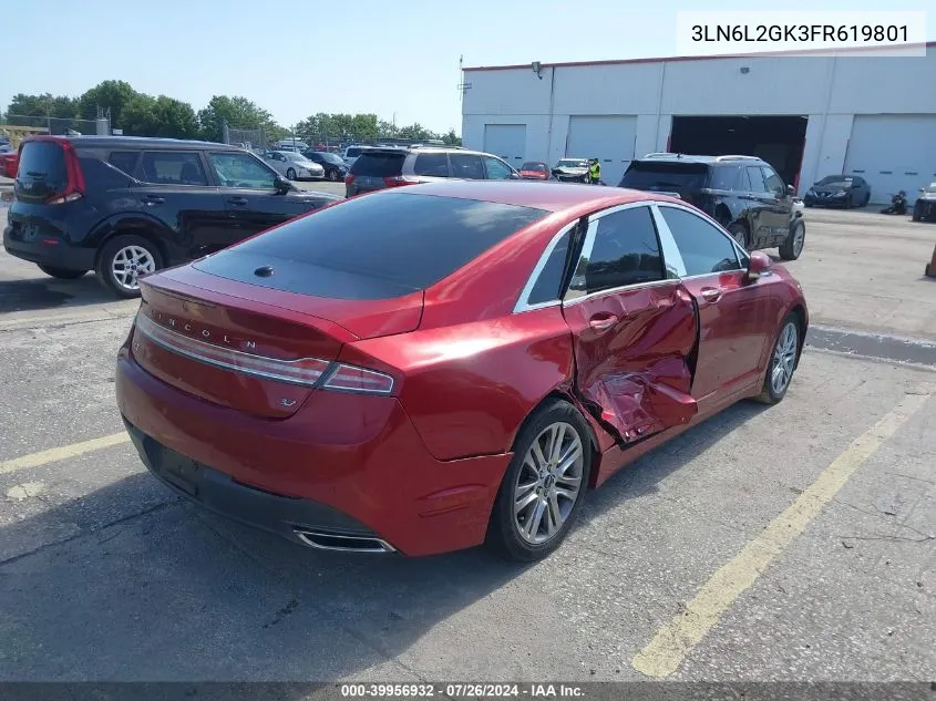 3LN6L2GK3FR619801 2015 Lincoln Mkz