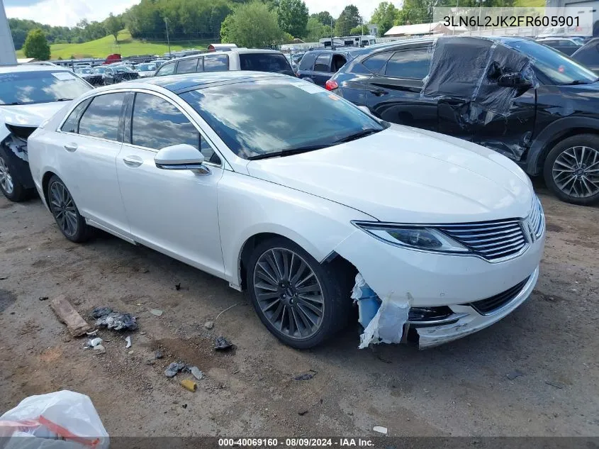 2015 Lincoln Mkz VIN: 3LN6L2JK2FR605901 Lot: 40069160