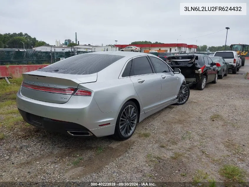 3LN6L2LU2FR624432 2015 Lincoln Mkz Hybrid