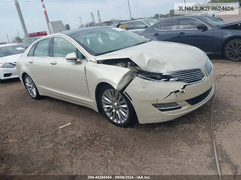 2015 Lincoln Mkz VIN: 3LN6L2JK2FR624626 Lot: 40265554