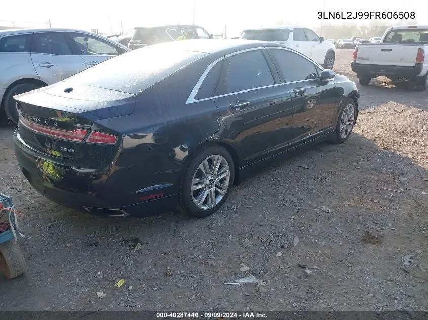 2015 Lincoln Mkz VIN: 3LN6L2J99FR606508 Lot: 40287446