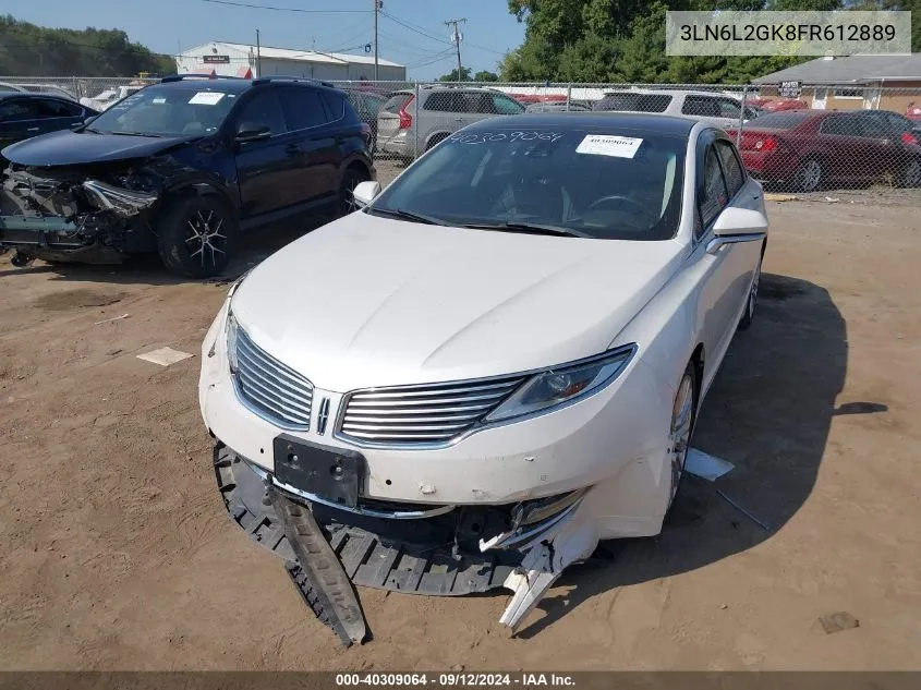 3LN6L2GK8FR612889 2015 Lincoln Mkz