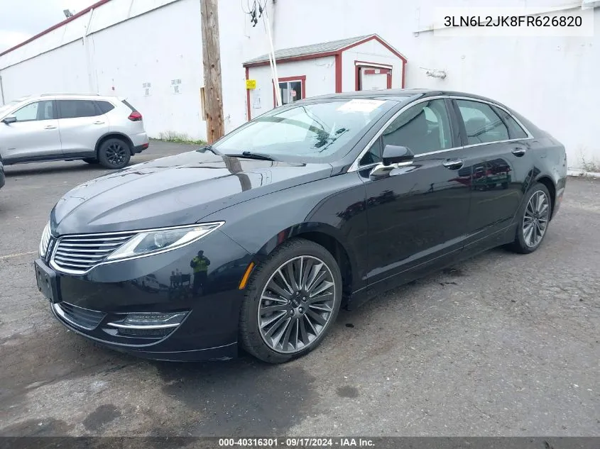 2015 Lincoln Mkz VIN: 3LN6L2JK8FR626820 Lot: 40316301