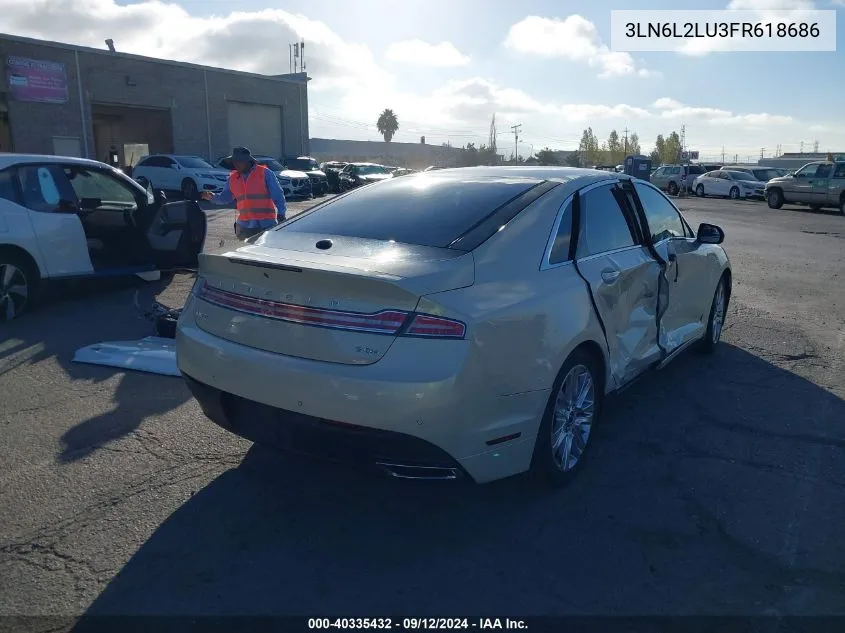 3LN6L2LU3FR618686 2015 Lincoln Mkz Hybrid