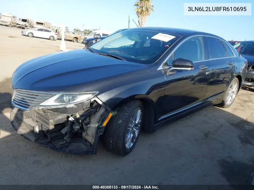 2015 Lincoln Mkz Hybrid VIN: 3LN6L2LU8FR610695 Lot: 40358133