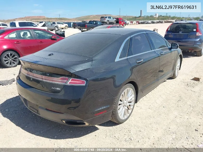 2015 Lincoln Mkz VIN: 3LN6L2J97FR619631 Lot: 40391748