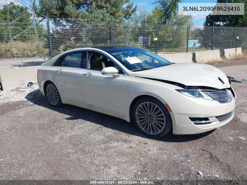 2015 Lincoln Mkz VIN: 3LN6L2G90FR625410 Lot: 40412121