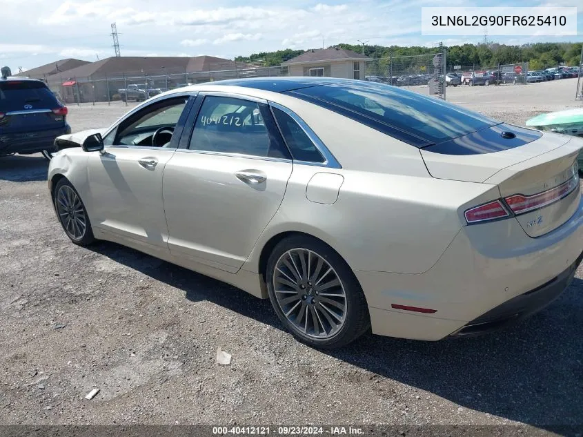 2015 Lincoln Mkz VIN: 3LN6L2G90FR625410 Lot: 40412121