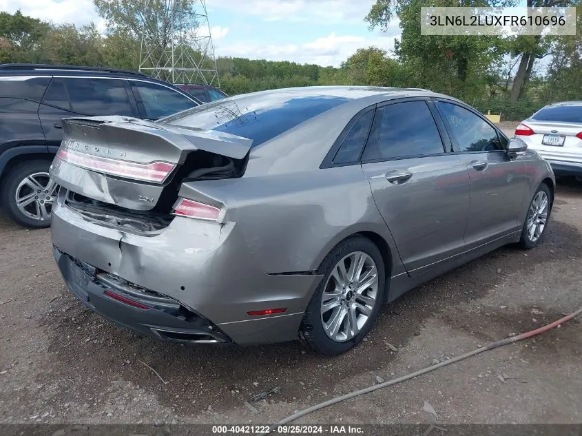 2015 Lincoln Mkz Hybrid VIN: 3LN6L2LUXFR610696 Lot: 40421222