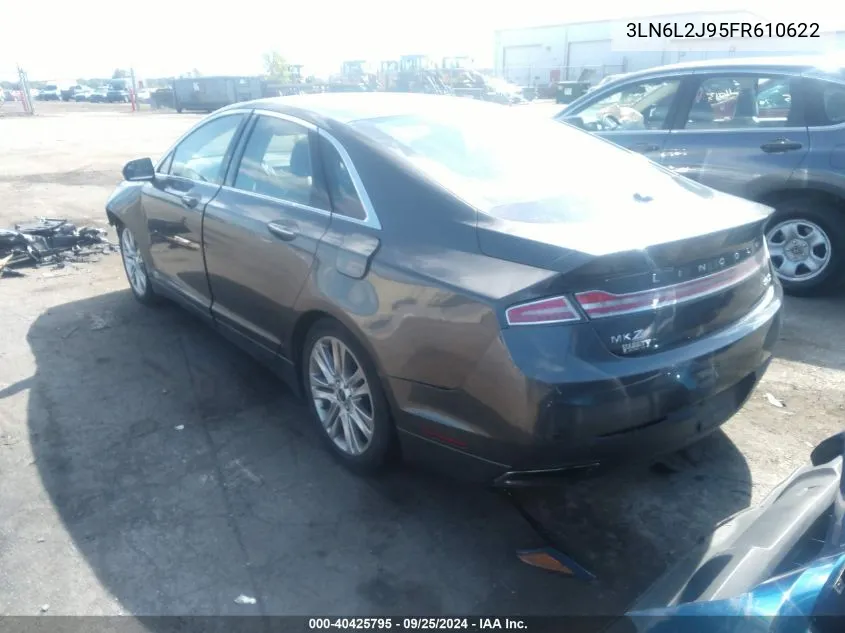 2015 Lincoln Mkz VIN: 3LN6L2J95FR610622 Lot: 40425795